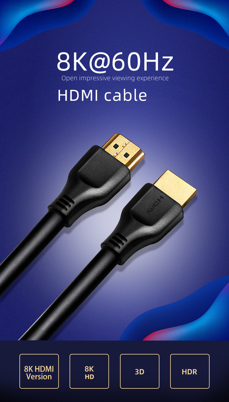 1M 0.5M 60Hz 4K Kable Cabo Kabel Ultra High Speed Optical 3M 48Gbps Aoc Cable Hdmi 21 8K