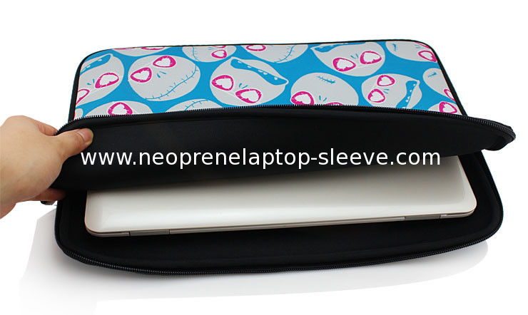Womans Apple Neoprene Laptop Sleeve Cases With Zipper Waterproof 14"