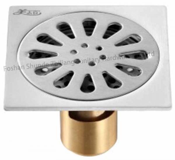 Stainless Steel Floor Drain With Brass Seal Trap Strainer Floor