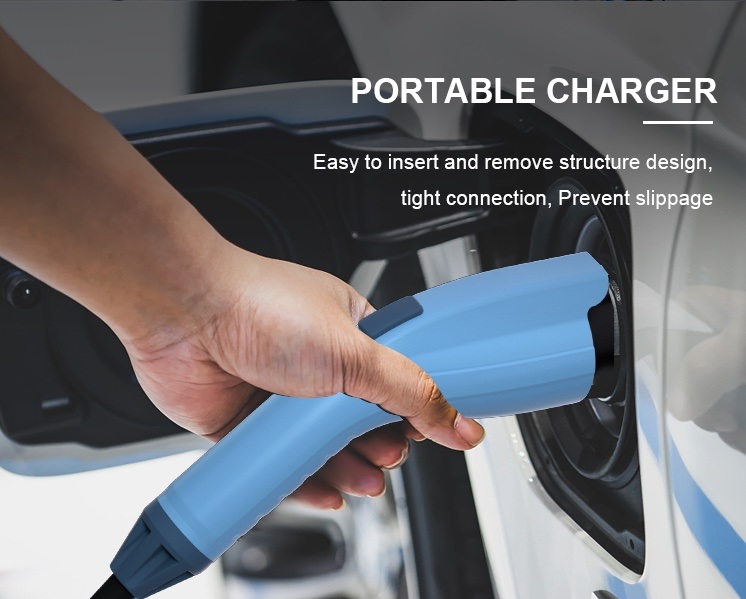 European Standard Portable New Energy Car Charger High Power 3.5kw-16A 5 Meters