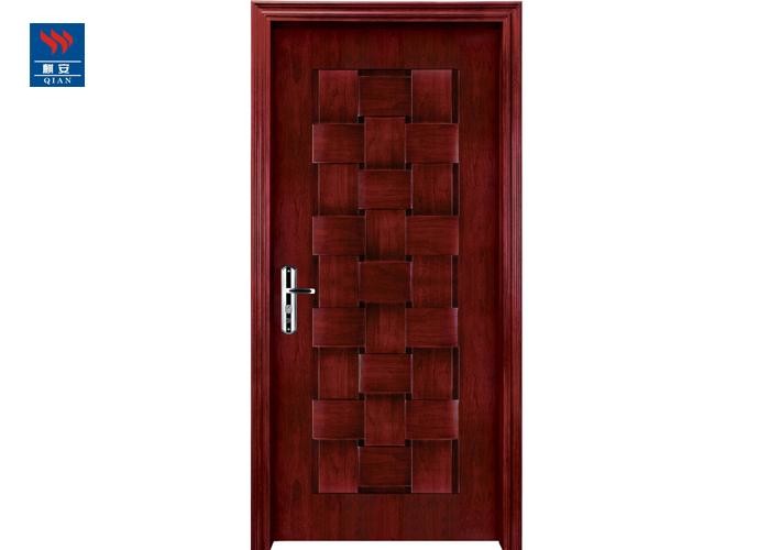 Modern Design Wooden Doors WHI UL Certification Fire Rated Wood Door With Modelling