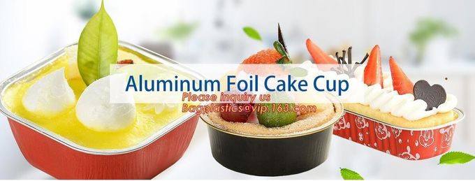 Rectangle Shaped Disposable Aluminum Foil Pan Take-Out Food Containers With Aluminum Lids/Without Lid 9