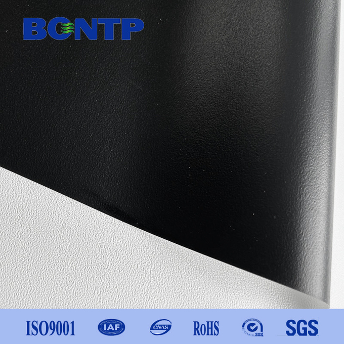 0.25mm White-Black Projection Film 16:9 Tab-Tensioned Motorized Screen 2