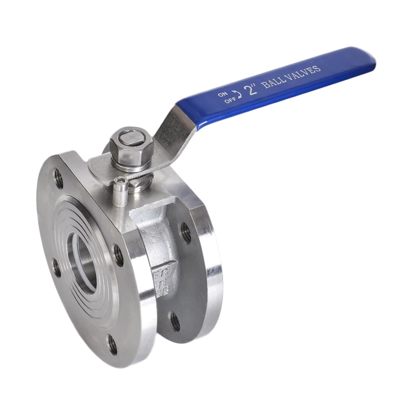 304/316 Stainless Steel Thin Ball Valve with Flange End