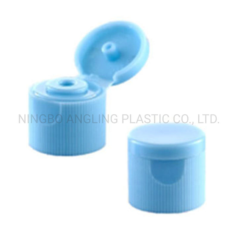 Factory 28mm PP Plastic Ribbed Flip Top Cap for Hand Santizer Lid