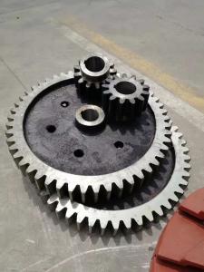 China Casting Steel Tolerance 0.01mm Mill Pinion Gears Mining Mill Spare Parts on sale 