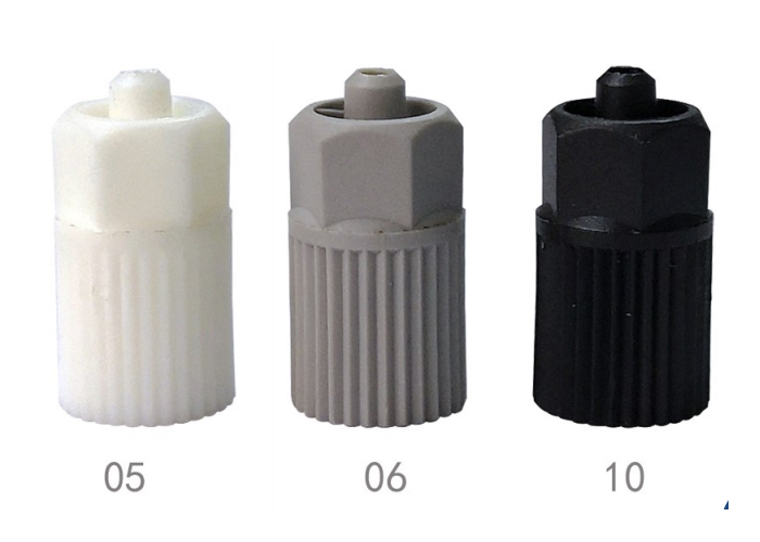 MT-DA-05-00, MT-DA-06-08 and MT-DA-10-00 stainless tube point glue dispensing needle compatible adapters.