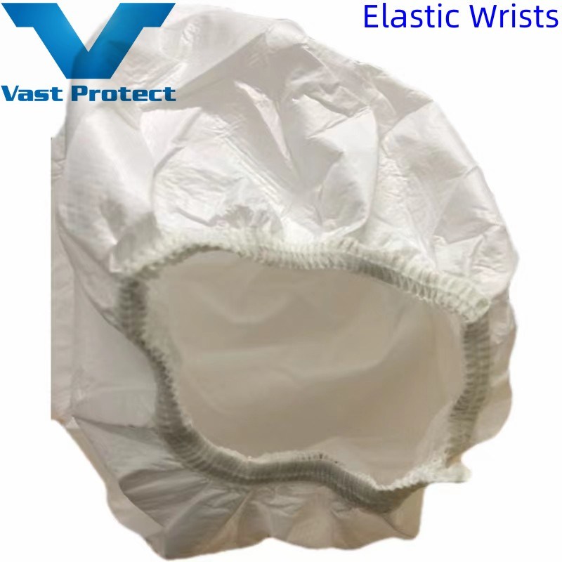 En13034 White Disposable Breathable Soft Waterproof Micro Film Clothing