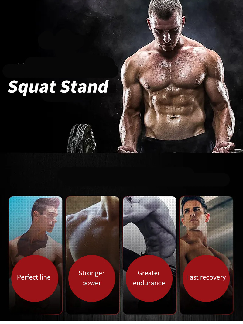 Squat Rack Leg Press Hack Machines Gym Equipment Fitness Equipments