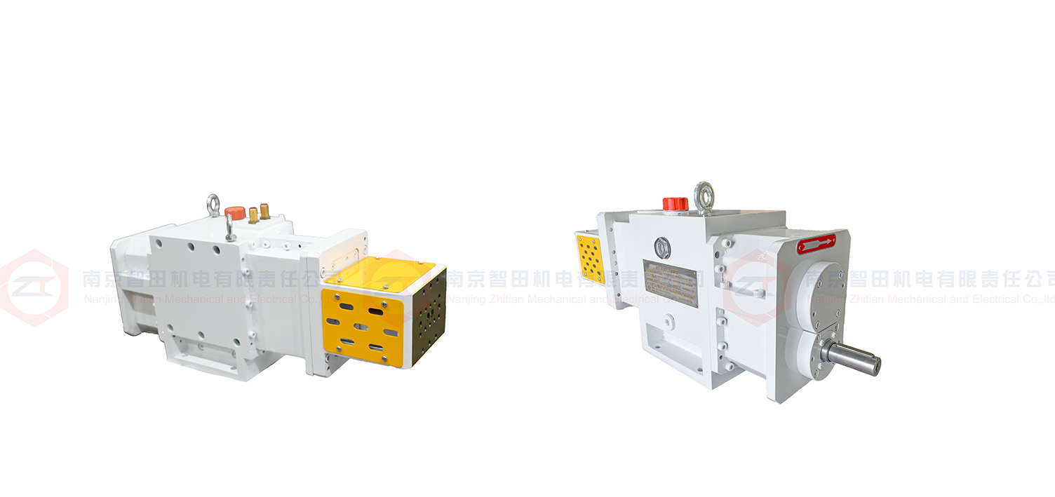 gearbox for lab twin screw extruder