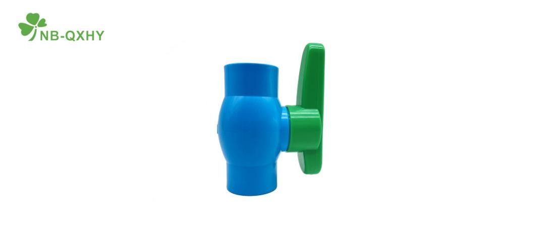 Nb-Qxhy Green Butterfly Handle Plastic PVC Compact Ball Valve with Water Supply