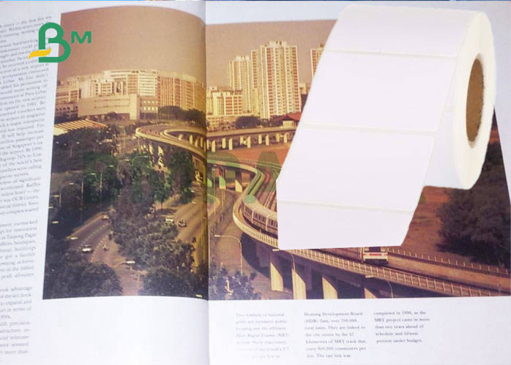Double side coated glossy White for Magazine paper 