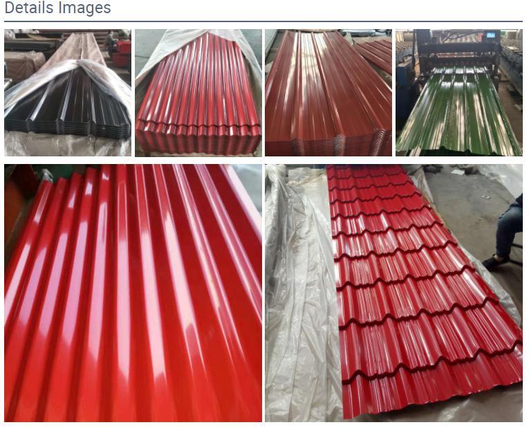 Galvanized Corrugated Roofing Sheet SGCC/CGCC Corrugated Roofing Sheet Hot Sale Color Coated Plate