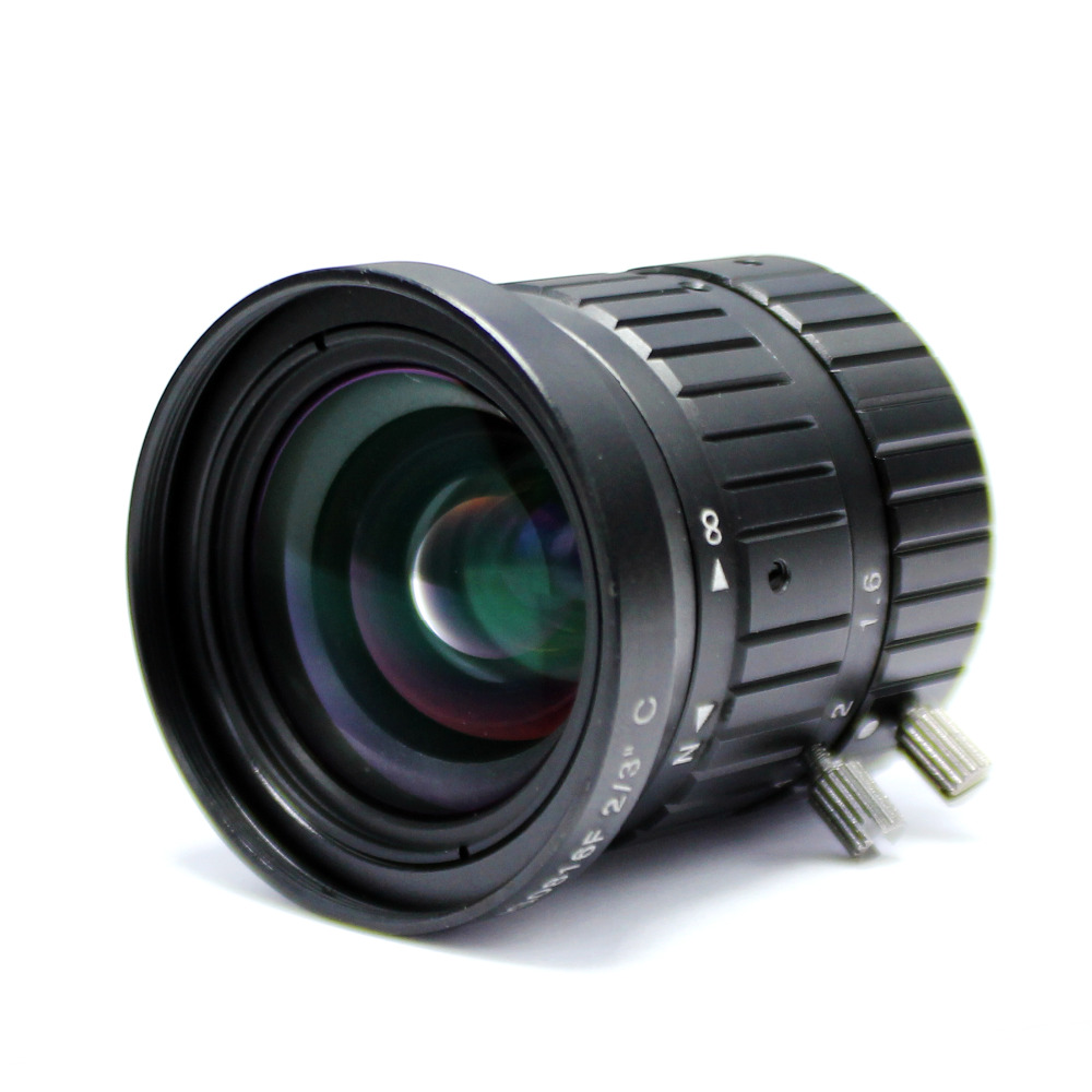 5MP 8mm C mount lens 2/3" 5.0 Megapixel Lens Manual Fixed Lens C Mount Industrial lens For cctv ip camera