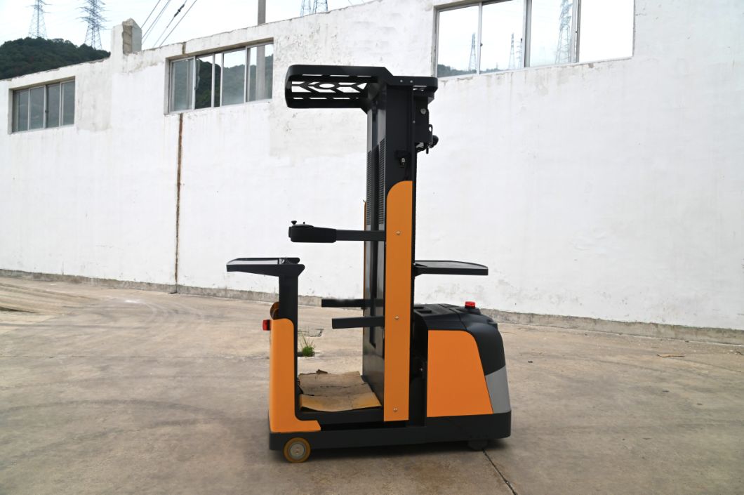 China Manufacture Man Standing Order Picker Forklift Height 23 Feet 7meters