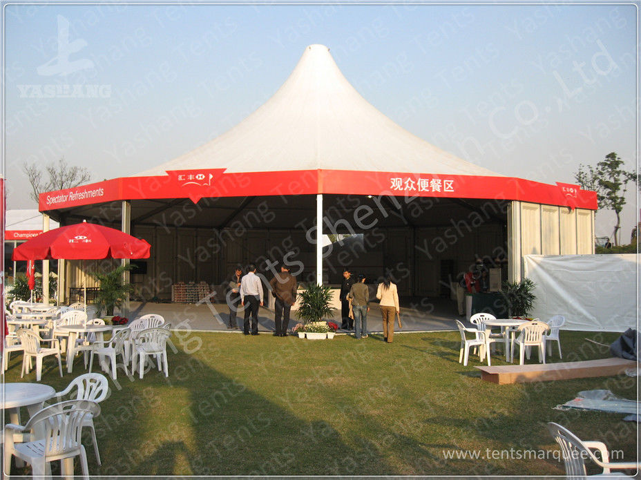 Show Event High Peak Tents Pagoda Marquee Hire , Outdoor Gazebo Tent Eco Friendly