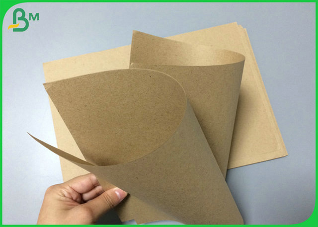 FSC Approved 60g 80g Brown kraft Paper For Notebook Cover Raw Material 