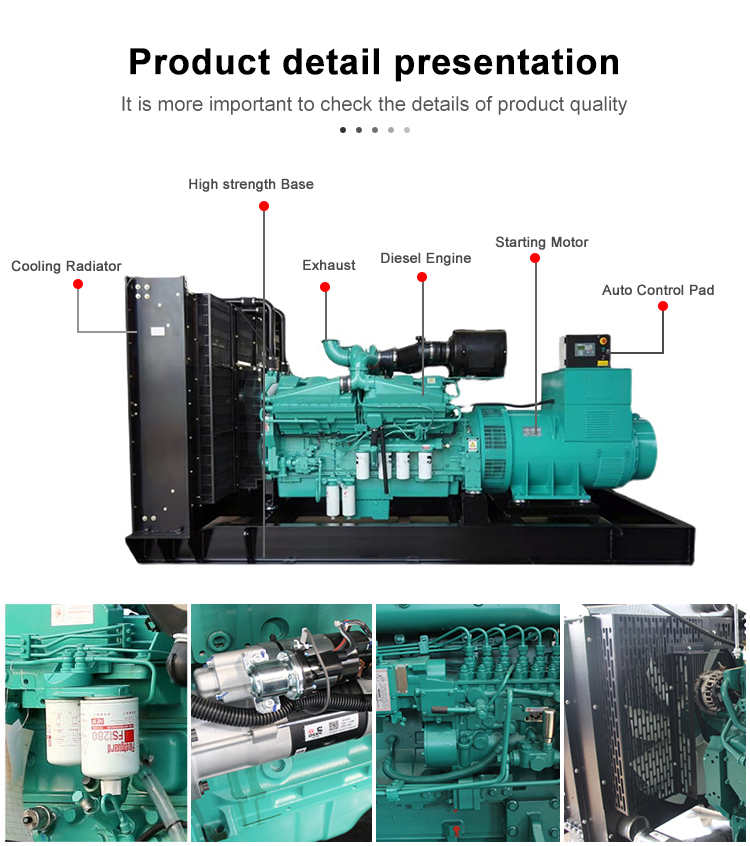 By Cummins power of  22KW 27.5KVA 220V 380V 50HZ Single Three phase Silent diesel generator set water cooled  generator with ATS