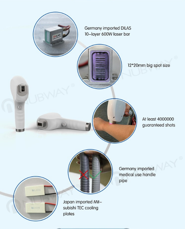 best selling products 2018 in USA 800W high energy 808 laser diode hair removal