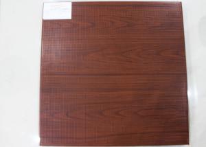 Wooden Drop Down Acoustical Ceiling Tiles Commercial False