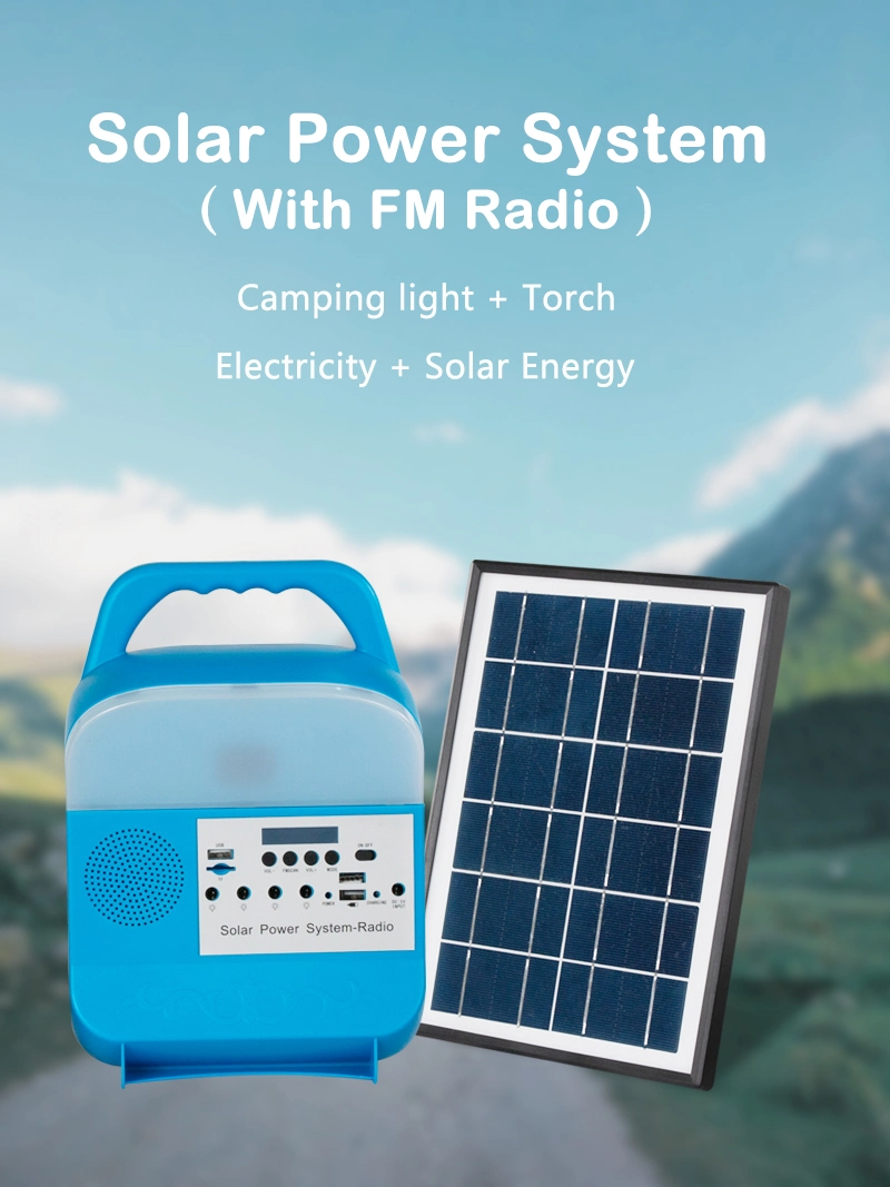 Emergency Standby Power Generation Lighting Portable off Grid Small Solar Power Station Solar Light