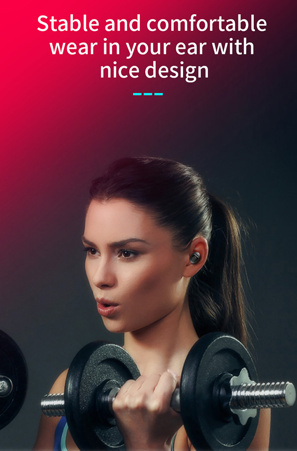 5D Stereo Tws Bluetooth 5.0 Earphone Stereo Wireless Earbus HiFi Sound Sport Earphones Handsfree Gaming Headset