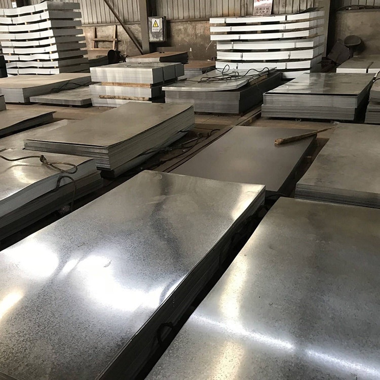 Hot Dipped Zinc Coated Steel Metal Gi Galvanized Steel Plate Sheet in Building Factory