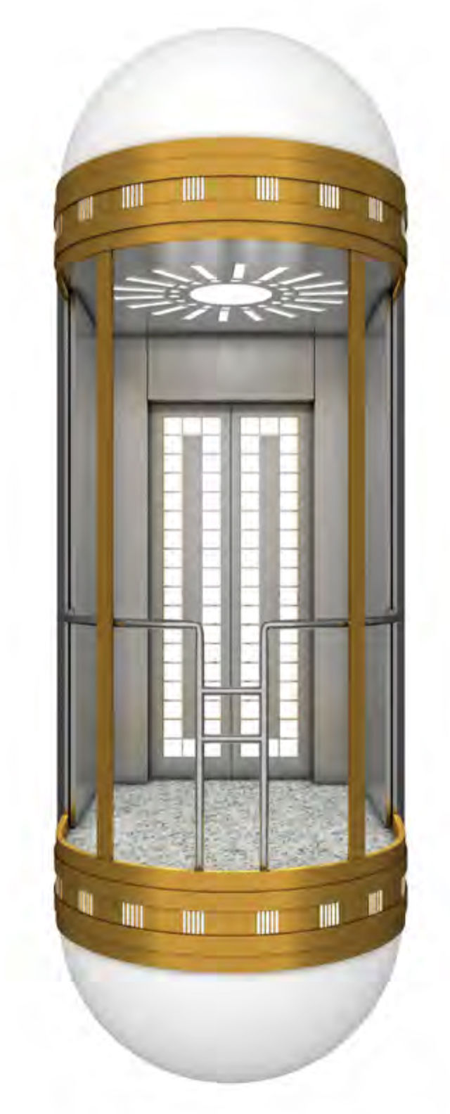 Factory Supply Panoramic Elevator Sightseeing Elevator Passenger Lift 2