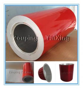 China red color aluminium foil for food container on sale 
