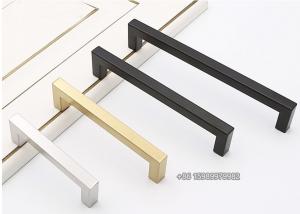 China 337mm Brushed Stainless Steel Hardware For Kitchen Cabinets Seamless on sale 