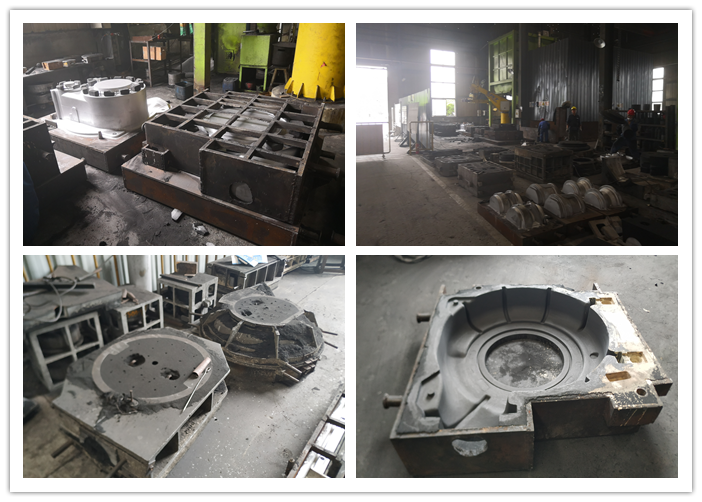 Air condition pump shell castings produced by resin sand casting process
