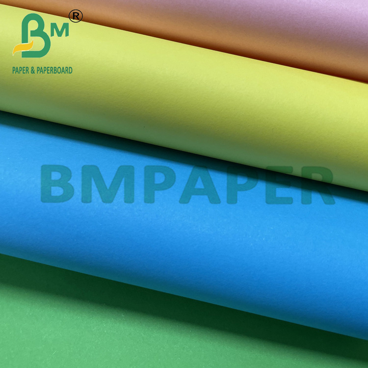 70 - 100 gsm Color Bristol Boards Copy Paper For Flowers Gift Packing