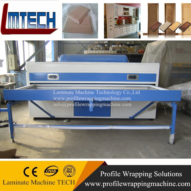 New modular design PVC kitchen cabinet door vacuum membrane press machine