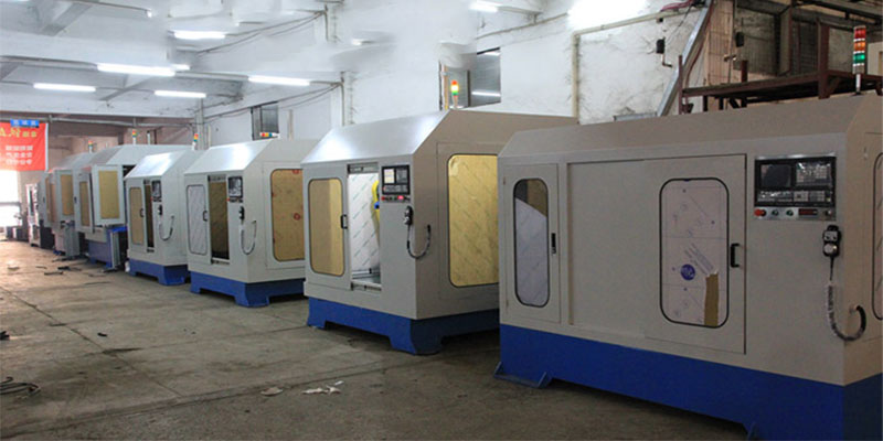 automatic cnc buffing machine for stainless steel arc shaped products