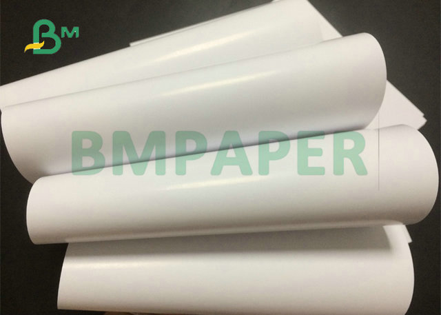 71cm 72cm 10 Points 12 Points Double Sided White Couche Paper Roll For Flyer Making 