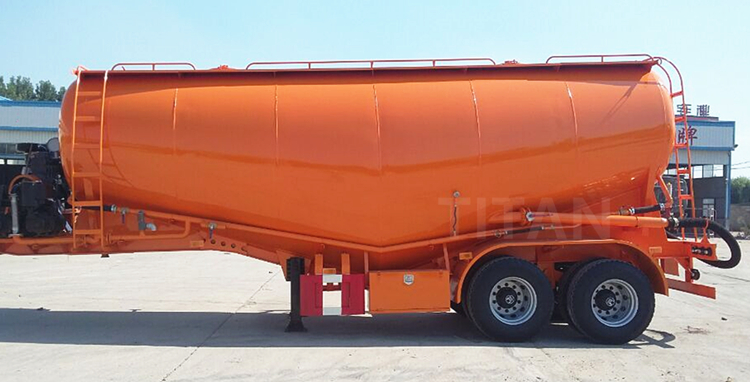 Silo cement tanker trailer 32tn with compressor-TITAN VEHICLE