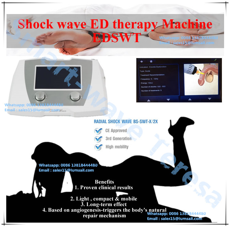 Shock wave therapy equipment for ed erectile dysfunction shockwave machine