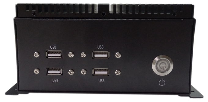 MIS-EPIC07 No Fan Industrial Embedded Computer 3855U Or J1900 Series CPU Dual Network 6 Series 6 USB 2