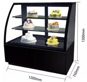 Stainless Steel Refrigerated Cake Display Cabinets 410l Capacity
