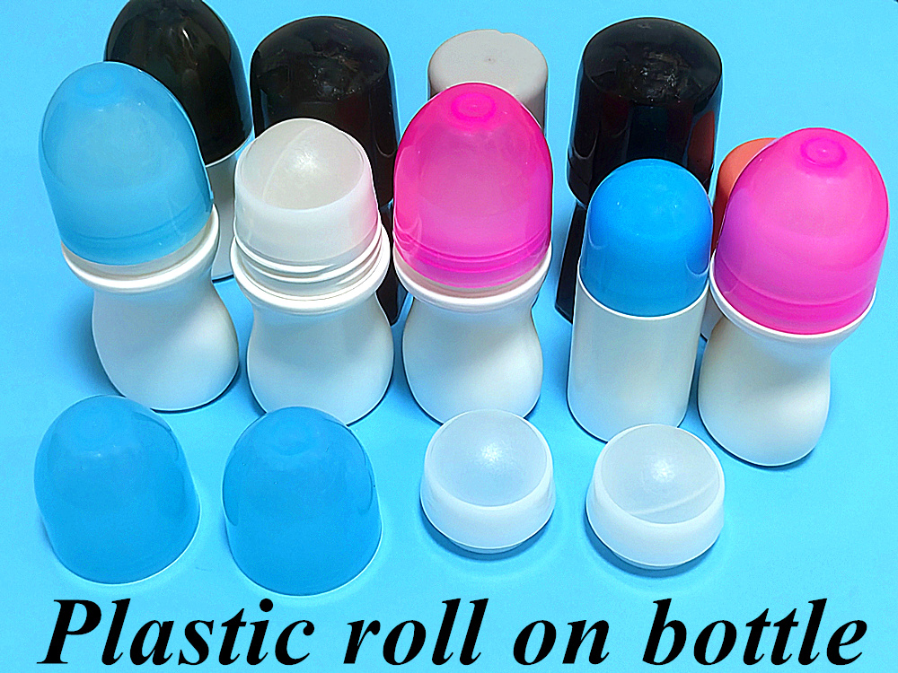 Wholesale Cheap 30ml 50ml 60ml Mini Roll-on Perfume Plastic Essential Oil Bottle with PP Roller Ball