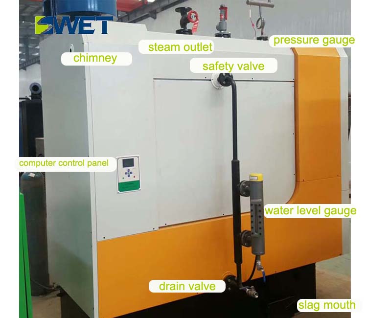 Fully automatic mini industrial biomass boiler for sale