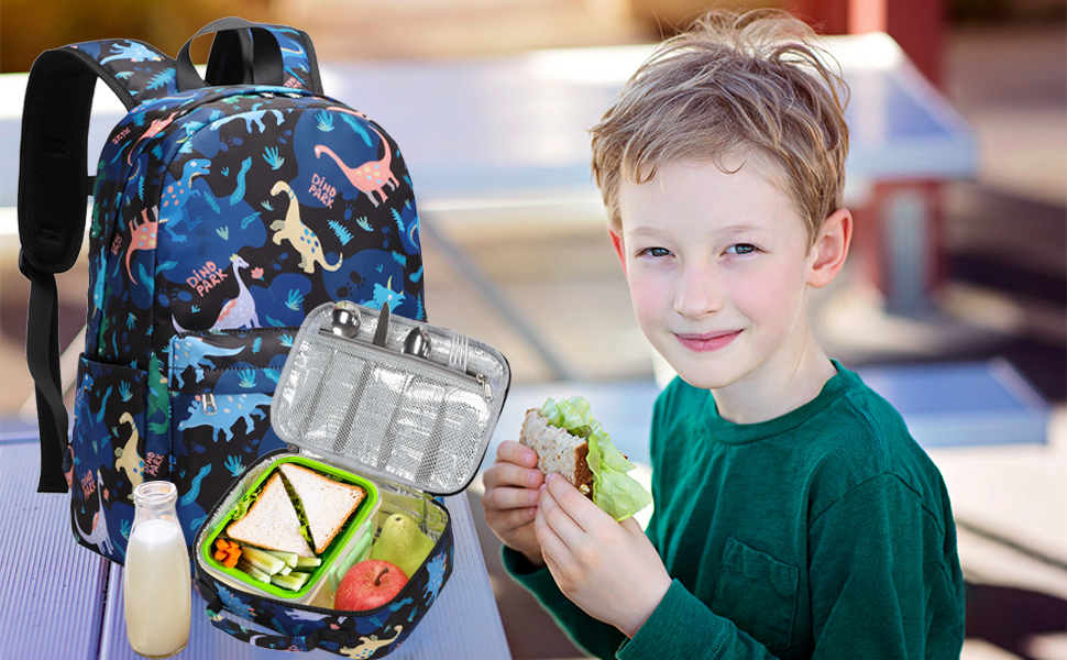 Dinosaur lunch bag
