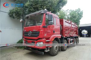 China Shacman 8X4 20cbm Fracturing Sand Tanker Truck on sale 