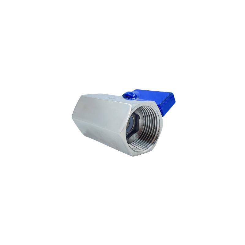 Available Stainless Steel 304/316 Double Femal Thread Mini Ball Valve for Water