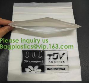 China PLA Compostable Clear Poly Custom Printed Plastic K Bags, APPAREL Dress K Bag, Garment Packaging Bag, Bagease on sale 