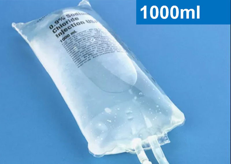 2022 Wholesale Cheap Disposable Non-Toxic PVC Sterile Wtih Double Tube and Butterfly Twist-off Pharmaceutical IV Infusion Bag