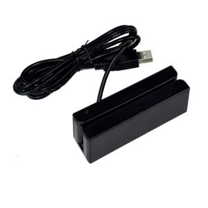 China China Manufatcurer of Black MSR 009 POS System Machine Magnetic Stripe Card Reader USB MSR Card Reader on sale 