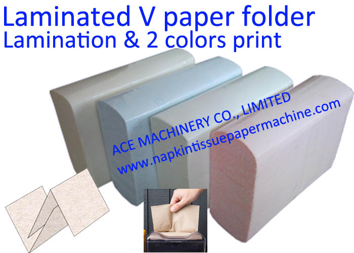 V-Fold Tissue Laminated Interfolder