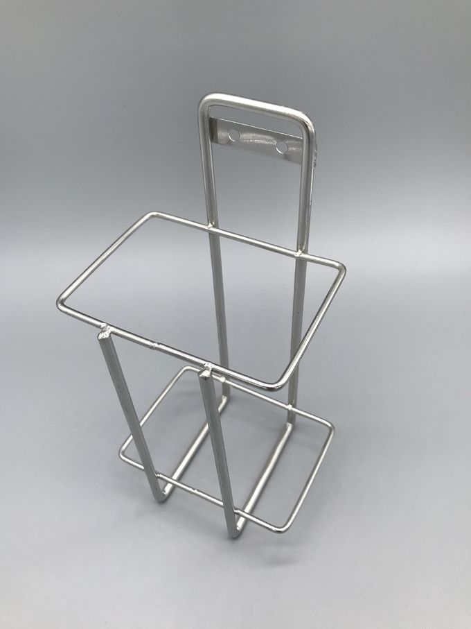 Ready Stock Supply Durable Medical Grade Stainless Steel No Punching Antibacterial Hand Gel Place Rack Hanging Basket