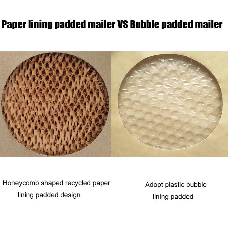 Fully Biodegradable&Compostable Envelope Honeycomb Paper lining Padded Mailer